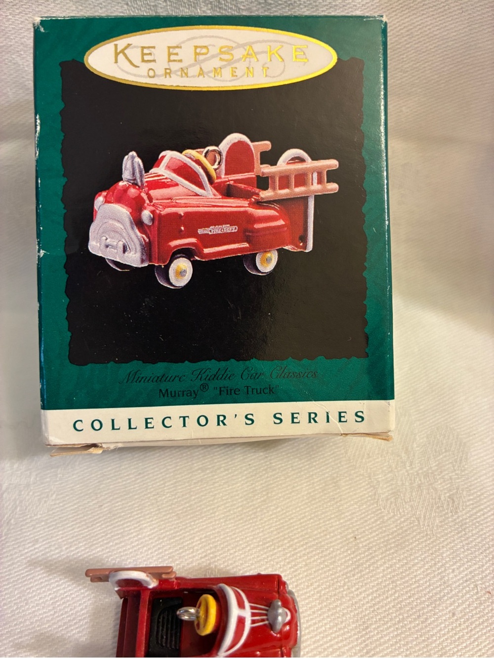 Hallmark Keepsake Collector's Series Red Fire Truck Ornament 1996 Vintage